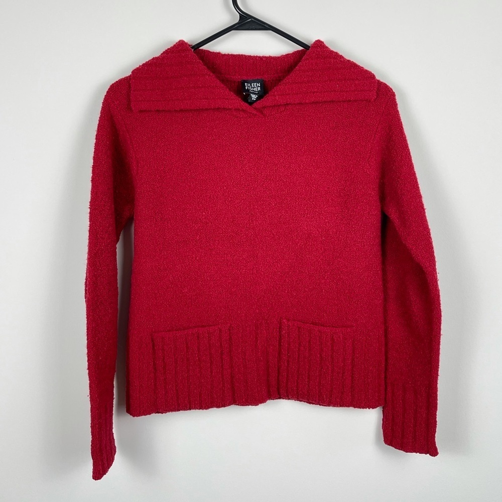 Eileen Fisher Petite Red Sweater